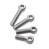 Jinggong M5M6M8 304 stainless steel live joint screw, live joint screw, slip knot screw, lifting ring, fish eye screw, hole bolt, M20*190 (1 piece), thread length 80