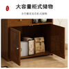Jieshunxing tea cabinet office tea cabinet storage rack household tea cabinet tea table table side cabinet tea tea set storage storage cabinet without drawer single door three layers 35 long