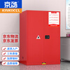 KINKOCCL industrial explosion-proof cabinet chemical safety cabinet storage cabinet fire-proof hazardous chemicals storage cabinet weak acid and weak alkali cabinet flammable and explosive dangerous goods cabinet 90 gallon red