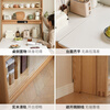 Genji Muyu slate thin sideboard dining table integrated multi-functional storage cabinet household small apartment oak storage cabinet solid wood color 0.89 slate side cabinet 890*240*1950
