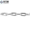 GUWANJI 304 stainless steel multifunctional chain long and short ring chain lifting clothes drying pet dog swing guardrail anti-theft chain 4mmx1 meter (1 piece) separate chain