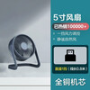Zhongdeli Mini Electric Fan Desktop Mini USB Plug-in Model Student Dormitory Dormitory Office Bedroom Living Room Small Refrigeration Portable Desk Fan Creative Accessory One-speed Adjustment + USB Direct Plug Dark Blue 5 Inch