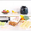 Deli vacuum machine automatic air extractor packaging machine household commercial plastic sealing machine food plastic sealing bag packaging bag food grade vacuum bag 50 pieces 20*25cm