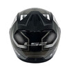 LS2 new motorcycle helmet quarter helmet electric moped four seasons large tail wing large size men and women half helmet OF608 black gray silver phantom 4XL (recommended 63-64CM)