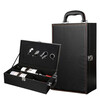 Boelter double red wine leather box wine packaging box empty box high-end leather box red wine gift box wine utensils wine box customization dragon claw pattern double wine utensils