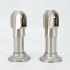 Bingyu stainless steel partition feet bathroom partition accessories thickened alloy support feet BH-544