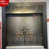 Chenyuju villa door rural zinc alloy double-open imitation copper door household anti-theft door cast aluminum four-door self-built house entry door style 7