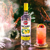 Bacardi lemon flavored rum 700ml base liquor for baking, foreign wine, Spring Festival, new year's goods, gifts