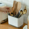 Ji Meng Kitchen Chopsticks and Spoon Storage Rack Knife and Fork Storage Box Chopstick Tube Chopstick Cage Drain Rack Countertop Chopstick Cage Rack Black