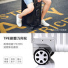 YKOO all-aluminum magnesium alloy suitcase large capacity men's and women's trolley case aluminum frame small boarding case travel password box all-aluminum magnesium alloy - 50/50 technology silver 20 inches - boarding case - portable trolley case on the plane