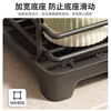 Monet Bear kitchen dish rack drain rack countertop plate rack storage bowl basket multi-functional chopstick storage box bowl rack free of installation standard black chopstick barrel