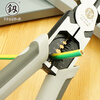Fukuoka Tools multifunctional needle nose pliers industrial grade electrician wire stripping needle nose pliers 9 inches