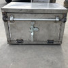 Semi-trailer large truck iron lock rod thickened tool box cuboid trailer universal rear ramp custom stainless steel 90cm*50cm*50cm