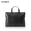 Samsonite men's handbag 13-inch computer bag casual commuting document bag cow leather briefcase TK9*09001