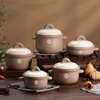 SUPOR ceramic clay pot ceramic high temperature resistant traditional stew pot casserole stew soup clay pot rice boiling medicine decoction pot Chinese medicine clay pot TB35UA1 3.5L