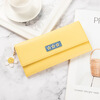SHU GUO ER New Wallet Women's Long Style Simple Small Fresh Cute Student Large Capacity Multiple Card Slots Student Clutch Women Pink