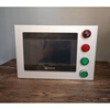 7-inch touch screen installation box human-machine interface PLC electrical box aluminum alloy control box box 3 22-hole 192*138