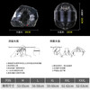 Tank motorcycle helmet T270 open-face helmet 3C double lens four-season anti-fog safety helmet sub-black 66 road XL