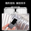 YKOO all-aluminum magnesium alloy suitcase large capacity men's and women's trolley case aluminum frame small boarding case travel password box all-aluminum magnesium alloy - 50/50 technology silver 20 inches - boarding case - portable trolley case on the plane