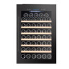 Bacchus wine cabinet built-in 48 pieces thermostatic cabinet wine cabinet multi-functional household wine champagne freezer tea cabinet foreign wine home kitchen living room villa wall cabinet YC-110 black single temperature air-cooled compressor fully built-in 48 bottles