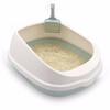 Crazy owner cat litter box medium semi-enclosed cat toilet anti-splash litter box kitten adult cat litter box cat supplies