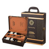 Boelter double red wine leather box wine packaging box empty box high-end leather box red wine gift box wine utensils wine box customization dragon claw pattern double wine utensils