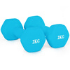 Chengyue color dipped dumbbells for men and women home fitness shaping equipment combination set 2kg*2 tranquil blue CY-130