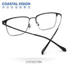 COASTAL VISION myopia glasses men's ultra-light business half-frame glasses optical myopia frames can be equipped with spectacle lenses CVF2027 BK-black frame