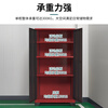 Huizhen parking space locker iron cabinet garage moisture-proof storage cabinet parking lot locker with door red black HP307 can be customized