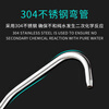 A beautiful water purifier faucet gooseneck household drinking water 2 cents Qinyuan Smith tap water filtration and purification accessories 304 stainless steel single-open purification faucet large curved model
