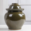 Gantu Gongfang Jingdezhen ceramic pickle jar double-cover jar pickled pickled vegetables submerged pickled egg jar household pickled pepper jar 10 pounds
