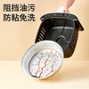 Meliya air fryer tin foil bowls 18.5cm*40 pieces, oven-specific aluminum foil trays, food-grade baking tools