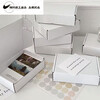 Ins style white airplane box plus hard Gu card packaging box small card card packaging box rectangular flat box white 15*10*4cm small size 5 pcs