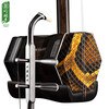 Zhulinfeng Black Sandalwood Erhu Grade Examination Performance Handmade Instrument Adult Beginner Stage Performance Ethnic Stringed Instrument Black Sandalwood Plain Model Piano Case + Accessories