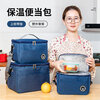 Zhangu refrigerated bag, portable cold storage, extra thick insulation bag, frozen lunch box bag, lunch box bag, outdoor insulated box, commercial stall bag, navy small size