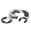 Tianzhuo hardware circlip e-type circlip retaining ring 304 stainless steel open buckle M1.2M2.5M3M4M5M6M8M10M15 M1.5-M15 (304 set) open retaining ring