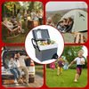 Koolatron Car Portable Electric Cooler 31L Outdoor Insulation for Camping and Travel Gray