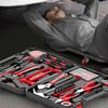 Anjieshun household tool box set hardware tool set multi-functional home electrician woodworking telecommunications repair tool combination set new trendy red 88-piece set