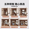 Jundong Furniture includes upstairs all solid wood wardrobe bedroom simple light luxury storage wardrobe rental house customizable cabinet 160 four-door main cabinet deepened 60