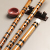 Minsine Bamboo Refined Flute Bamboo Flute E Key Zero Basic Beginners Flute National Wind Instrument D18