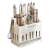 Shuaishi kitchen knife holder, knife storage rack, stainless steel kitchen knife storage rack, knife holder, chopstick cage, integrated countertop type