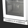 PULADI frequency conversion first-class energy-efficiency ice bar home living room refrigerator office refrigerator tea cabinet red wine cabinet constant temperature fresh cabinet frost-free ultra-thin vertical dual-temperature beverage cabinet embedded BM82DT 1.775 high white ice bar model frequency conversion first class