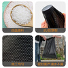 Garbage bag large black hotel property sanitation flat kitchen plastic bag extra large extra large bucket commercial 90*110 thickened 3.2 wire 50 pieces thickened
