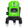Miaoyou Green Light Level Meter Laser 2 Lines 3 Lines 5 Lines Leveling Meter High Precision Automatic Line Casting Instrument MC Blue Light Thousand Times Strong Light Green Light 5 Line Single Electric