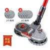 Langshi equipped with Dyson vacuum cleaner electric mop head wet mop household Dyson floor scrubber suction and mop all-in-one slim floor brush v6v7v8v10v11 suction head accessories V7/8/10/11 X001 mop head + water tank non-complete machine