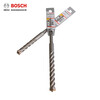 Bosch (BOSCH) four-pit 5 series four-edged electric hammer drill bit two-pit two-slot round shank impact drill bit can drill reinforced wall concrete four-pit 5 series drill bit 6X100X160MM