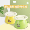 Camellia (CHAHUA) plastic spittoon, urine bucket, children's urinal, thickened baby potty with cover, male and female baby toilet, new yellow_1 pc