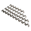 Gongtu stainless steel row card 20 tubes in a row single-sided riding card 16 clips thickened half-side code iron fixed buckle wire pipe clamp 20mm stainless steel row card 8 positions