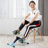 Keting Elderly Indoor Sports Equipment Ankle Knee Leg Muscle Atrophy Rehabilitation Folding Step Folding Folding Free Installation/Blue