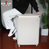 Echolac star's same large-capacity suitcase for overseas travel suitcase Dynasty scratch-resistant trolley case milk tea gray 20 inches PC142